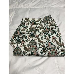 Chicos So Slimming Damask Girlfriend Ankle Jeans Size 3P US Sz 14 Stretch